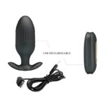 PRETTY LOVE - KELLY PLUG ANAL VIBRADOR RECARGABLE NEGRO - Imagen 10