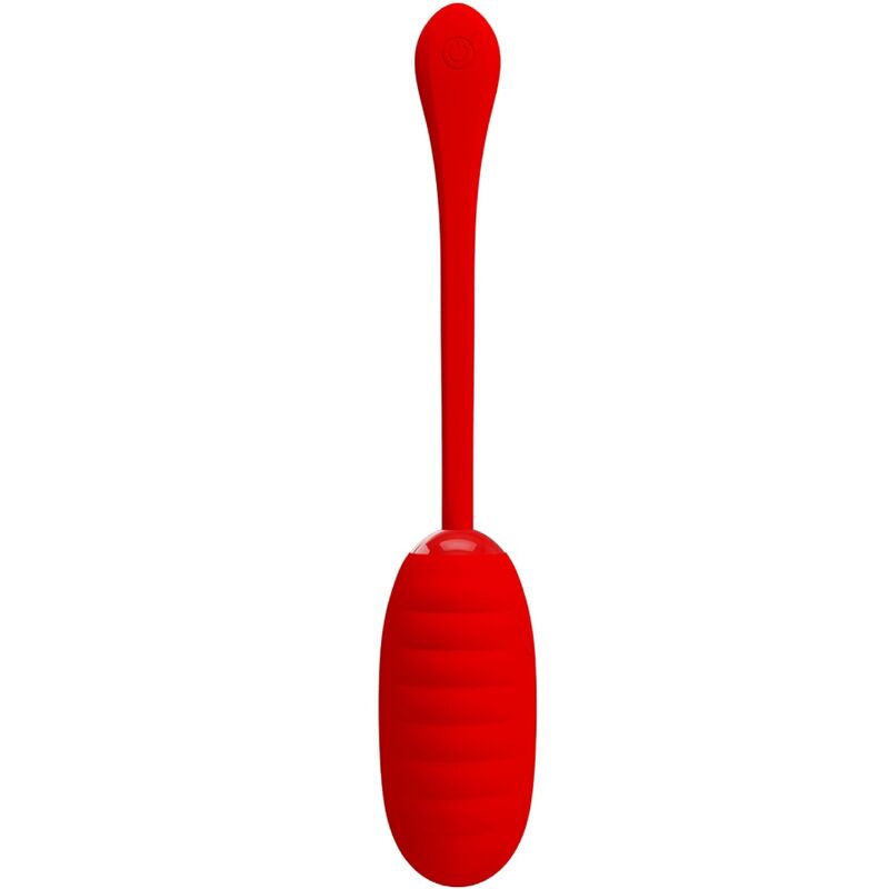 Imagen del artículo erótico PRETTY LOVE - KIRK HUEVO VIBRADOR RECARGABLE ROJO de PRETTY LOVE SMART en la sección JUGUETES BIENESTAR |Juguetes para Mujeres|Estimuladores|Huevos vibradores de Millenial Sexshop.