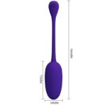 PRETTY LOVE - KNUCKER HUEVO VIBRADOR RECARGABLE LILA - Imagen 6