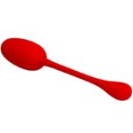 PRETTY LOVE - KNUCKER HUEVO VIBRADOR RECARGABLE ROJO - Imagen 4
