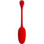 PRETTY LOVE - KNUCKER HUEVO VIBRADOR RECARGABLE ROJO - Imagen 5
