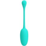 PRETTY LOVE - KNUCKER HUEVO VIBRADOR RECARGABLE VERDE AGUA - Imagen 5