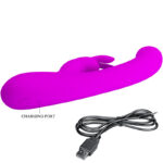 PRETTY LOVE - LAMAR VIBRADOR RABBIT & PUNTO G VIOLETA - Imagen 7