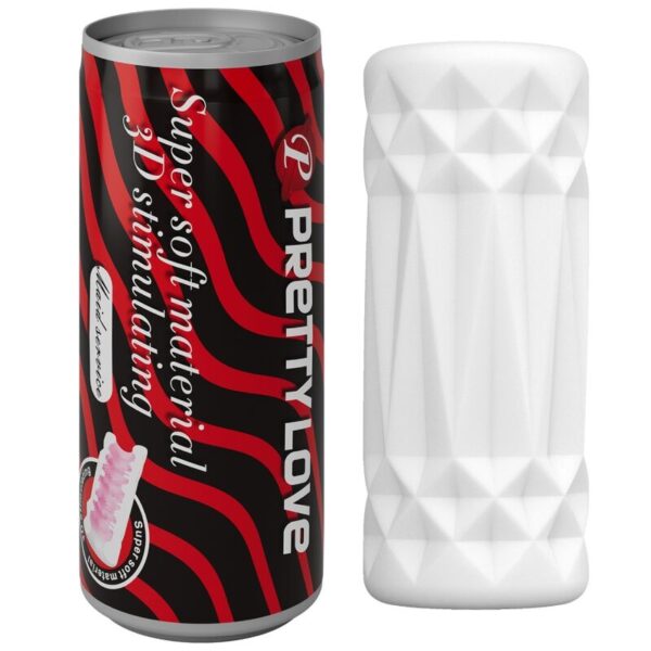 Imagen del artículo erótico PRETTY LOVE - LATA ESTIMULADOR 3D MODELO 1 de PRETTY LOVE MALE en la sección JUGUETES BIENESTAR |Juguetes para Hombres|Vaginas sin vibración de Millenial Sexshop.