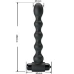 PRETTY LOVE - LYNN PLUG ANAL SILICONA 10 VIBRACIONES NEGRO - Imagen 3