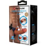 PRETTY LOVE - MARION HARNESS BRIEFS UNIVERSAL CON DILDO VIBRACIÓN 19 CM MULATO - Imagen 9