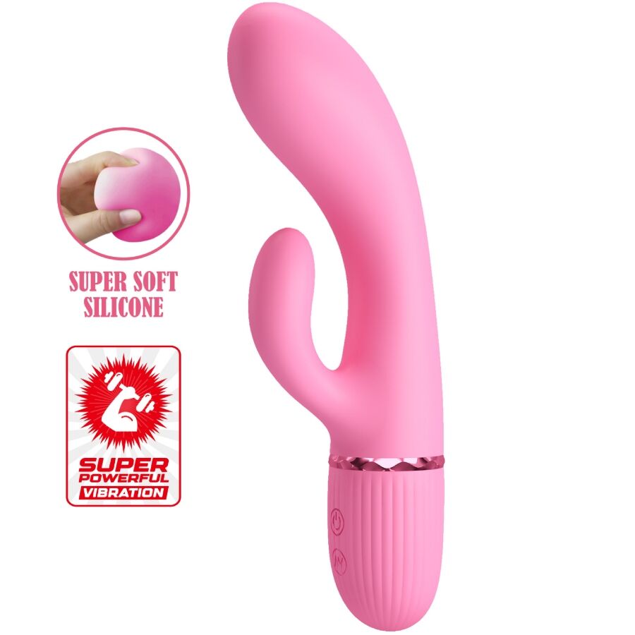 Imagen del artículo erótico PRETTY LOVE - MARSKI VIBRADOR RABBIT & PUNTO G ROSA de PRETTY LOVE FLIRTATION en la sección JUGUETES BIENESTAR |Vibradores|Vibradores Rabbit de Millenial Sexshop.