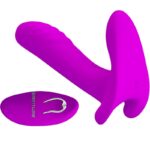 PRETTY LOVE - MASAJEADOR & VIBRADOR 12 VIBRACIONES CONTROL REMOTO MORADO - Imagen 2