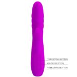 PRETTY LOVE - MELANIE VIBRADOR CONEJO RECARGABLE MORADO - Imagen 6