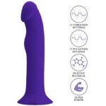 PRETTY LOVE - MURRAY YOUTH DILDO VIBRADOR & RECARGABLE VIOLETA - Imagen 7