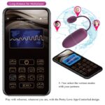 PRETTY LOVE - NYMPH HUEVO VIBRADOR CONTROLADO POR APP LILA - Imagen 15