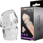 Imagen del artículo erótico PRETTY LOVE - OSCAR ENGROSADOR PENE TRANSPARENTE de PRETTY LOVE MALE en la sección JUGUETES BIENESTAR |Juguetes para Hombres|Accesorios para el pene|Fundas Pene sin extensión de Millenial Sexshop.