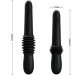 PRETTY LOVE - PAZUZU VIBRADOR 3 MODOS DE EMPUJE NEGRO - Imagen 7