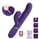 Imagen del artículo erótico PRETTY LOVE - PERLITA VIBRADOR PUNTO G 3 EN 1 MULTIFUNCIÓN MORADO de PRETTY LOVE FLIRTATION en la sección JUGUETES BIENESTAR |Vibradores|Vibradores Rabbit de Millenial Sexshop.