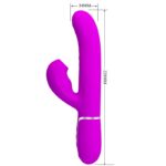 PRETTY LOVE - PERLITA VIBRADOR PUNTO G 3 EN 1 MULTIFUNCIÓN VIOETA - Imagen 7