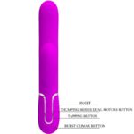 PRETTY LOVE - PERLITA VIBRADOR PUNTO G 3 EN 1 MULTIFUNCIÓN VIOETA - Imagen 8