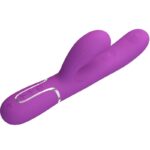 PRETTY LOVE - PERLITA VIBRADOR RABBIT MULTIFUNCIÓN 3 EN 1 MORADO - Imagen 3