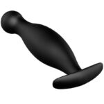 PRETTY LOVE - PLUG ANAL SILICONA 11.7 CM NEGRO - Imagen 3