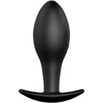 Imagen del artículo erótico PRETTY LOVE - PLUG ANAL SILICONA ANCLA 8.5 CM NEGRO de PRETTY LOVE BOTTOM en la sección JUGUETES BIENESTAR |Anal|Plugs Anales de Millenial Sexshop.