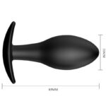 PRETTY LOVE - PLUG ANAL SILICONA ANCLA 8.5 CM NEGRO - Imagen 5