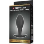 PRETTY LOVE - PLUG ANAL SILICONA ANCLA 8.5 CM NEGRO - Imagen 6