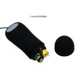 PRETTY LOVE - PLUG ANAL SILICONA FORMA ANCLA 12 MODOS VIBRACIÓN NEGRO - Imagen 8