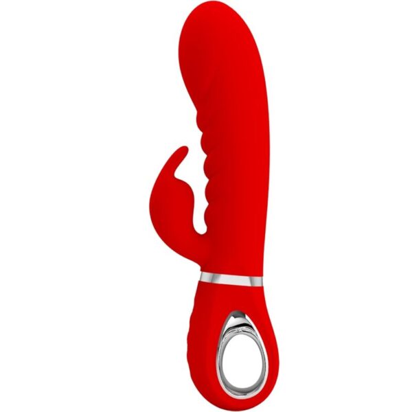 Imagen del artículo erótico PRETTY LOVE - PRESCOTT VIBRADOR PUNTO G MULTIFUNCIÓN ROJO de PRETTY LOVE FLIRTATION en la sección JUGUETES BIENESTAR |Vibradores|Vibradores Punto G de Millenial Sexshop.