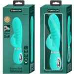 PRETTY LOVE - PRESCOTT VIBRADOR PUNTO G MULTIFUNCIÓN VERDE AGUA - Imagen 9