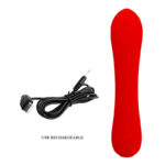 PRETTY LOVE - PRESCOTT VIBRADOR RECARGABLE ROJO - Imagen 8