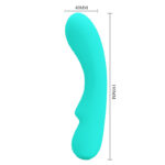 PRETTY LOVE - PRESCOTT VIBRADOR RECARGABLE VERDE AGUA - Imagen 5