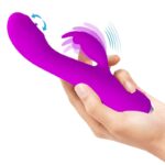 PRETTY LOVE - RACHEL VIBRADOR RECARGABLE CON ONDAS ESTIMULADORAS MORADO - Imagen 9