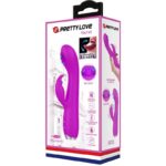 PRETTY LOVE - RACHEL VIBRADOR RECARGABLE CON ONDAS ESTIMULADORAS MORADO - Imagen 10