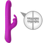 PRETTY LOVE - REESE VIBRADOR CON ROTACIÓN MORADO - Imagen 8