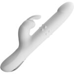 PRETTY LOVE - REESE VIBRADOR CON ROTACIÓN PLATEADO - Imagen 2