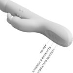 PRETTY LOVE - REESE VIBRADOR CON ROTACIÓN PLATEADO - Imagen 6