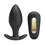 Imagen del artículo erótico PRETTY LOVE - REGINA PLUG ANAL VIBRADOR RECARGABLE NEGRO de PRETTY LOVE BOTTOM en la sección JUGUETES BIENESTAR |Anal|Plugs Anales de Millenial Sexshop.