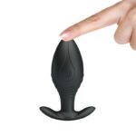 PRETTY LOVE - REGINA PLUG ANAL VIBRADOR RECARGABLE NEGRO - Imagen 6