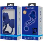 PRETTY LOVE - REMINGTON DOBLE ANILLO VIBRADOR CON PLUG AZUL - Imagen 10