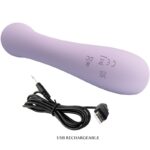PRETTY LOVE - ROSOLYN VIBRADOR RABBIT 10 VIBRACIONES MORADO - Imagen 5