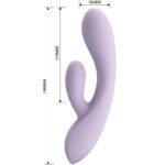 PRETTY LOVE - ROSOLYN VIBRADOR RABBIT 10 VIBRACIONES MORADO - Imagen 6