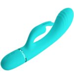 PRETTY LOVE - SCOCCO VIBRADOR RABBIT TURQUESA - Imagen 4