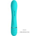 PRETTY LOVE - SCOCCO VIBRADOR RABBIT TURQUESA - Imagen 9