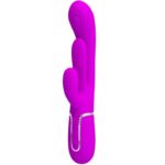 Imagen del artículo erótico PRETTY LOVE - SHANIA TRIPLE VIBRADOR RABBIT MULTIFUNCIÓN ROSA de PRETTY LOVE FLIRTATION en la sección JUGUETES BIENESTAR |Vibradores|Vibradores Rabbit de Millenial Sexshop.