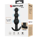 PRETTY LOVE - SIDNEY VIBRADOR ANAL 10 VIBRACIONES NEGRO - Imagen 10