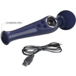 PRETTY LOVE - SKYLER VIBRADOR WAND AZUL - Imagen 6