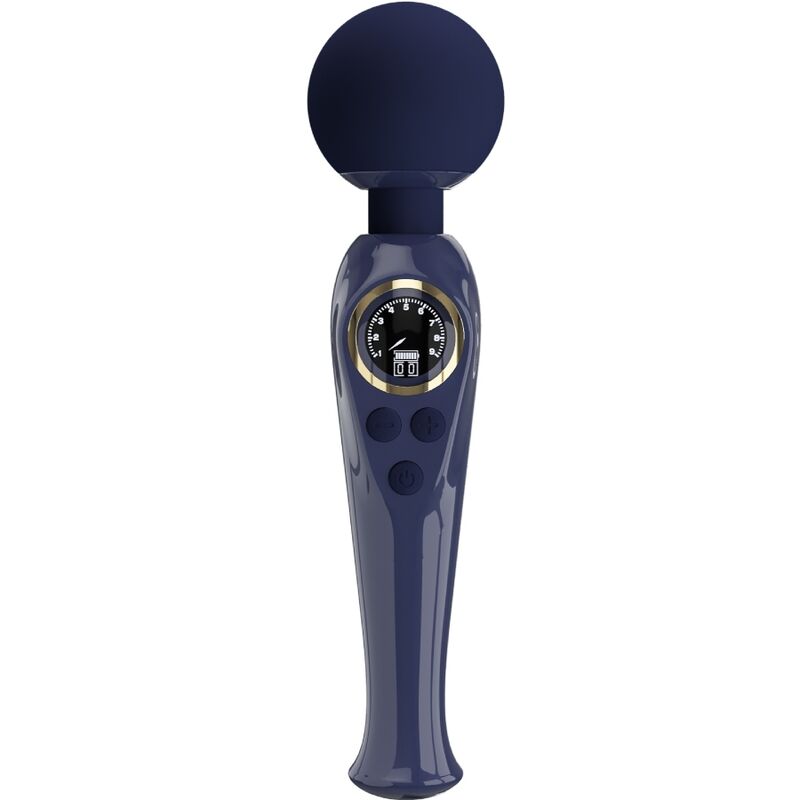 Imagen del artículo erótico PRETTY LOVE - SKYLER VIBRADOR WAND AZUL de PRETTY LOVE LED en la sección JUGUETES BIENESTAR |Vibradores|Vibrador WAND de Millenial Sexshop.