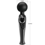 PRETTY LOVE - SKYLER VIBRADOR WAND NEGRO - Imagen 5