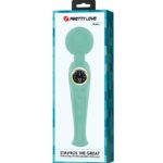 PRETTY LOVE - SKYLER VIBRADOR WAND VERDE - Imagen 8