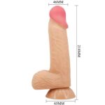 PRETTY LOVE - SLIDING SKIN SERIES DILDO REALÍSTICO CON VENTOSA PIEL DESLIZANTE 20.6 CM - Imagen 6