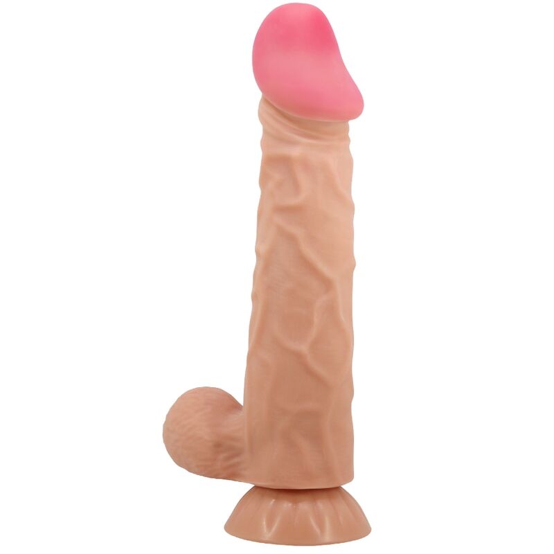 Imagen del artículo erótico PRETTY LOVE - SLIDING SKIN SERIES DILDO REALÍSTICO CON VENTOSA PIEL DESLIZANTE 24 CM de PRETTY LOVE HIGH GRADE en la sección JUGUETES BIENESTAR |Dildos sin Vibración|Penes realisticos de Millenial Sexshop.